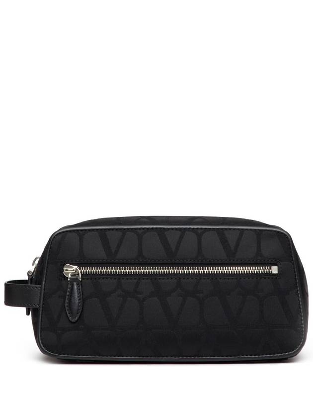 Toile Iconographe Pouch Bag Black - VALENTINO - BALAAN 2