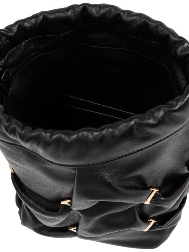 FERRAGAMO Bucket Shoulder Bag, Women's, Black - SALVATORE FERRAGAMO - BALAAN 5