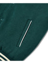 Varsity Wool Bomber Jacket Green - ROLLING STUDIOS - BALAAN 6