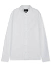 Men's Chemise GreGG Long Sleeve Shirt White - A.P.C. - BALAAN 4