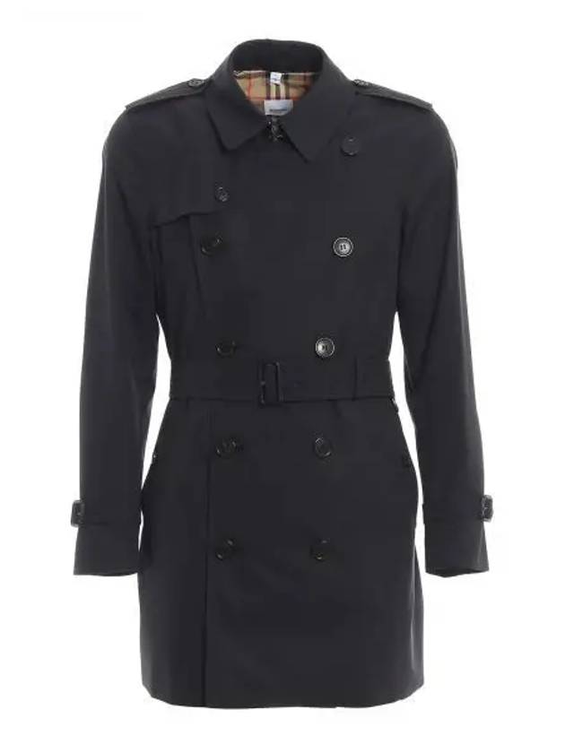 Men's Short Wimbledon Trench Coat Midnight Navy - BURBERRY - BALAAN 2