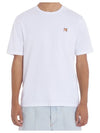 Fox Head Patch Classic Short Sleeve T-Shirt White - MAISON KITSUNE - BALAAN 6