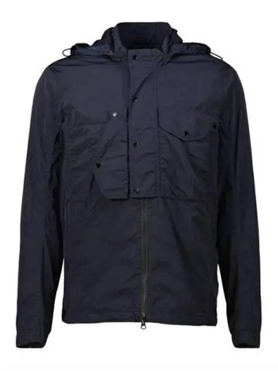 Chrome R Goggles Overshirt Hooded Jacket Navy - CP COMPANY - BALAAN 2