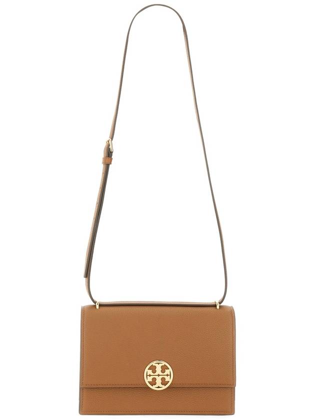 Miller Leather Cross Bag Brown - TORY BURCH - BALAAN 2