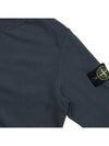 Brushed Cotton Fleece Garment Dyed Crewneck Sweatshirt Lead - STONE ISLAND - BALAAN 5