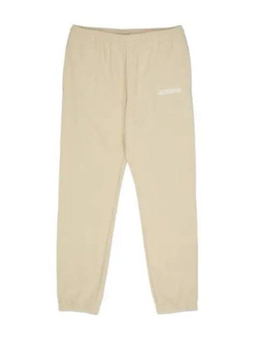 Jacquemus Logo Embroidered Jogger Pants Light Beige - JACQUEMUS - BALAAN 1