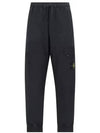 Compass Badge Panel Track Pants Black - STONE ISLAND - BALAAN 2