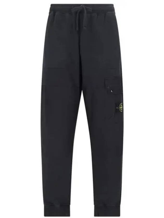 Compass Badge Panel Track Pants Black - STONE ISLAND - BALAAN 2