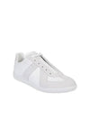 Men's Replica Leather Suede Low Top Sneakers White - MAISON MARGIELA - BALAAN 3