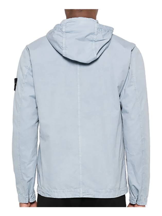 Wappen Old Effect Hooded Jacket Light Blue - STONE ISLAND - BALAAN 3