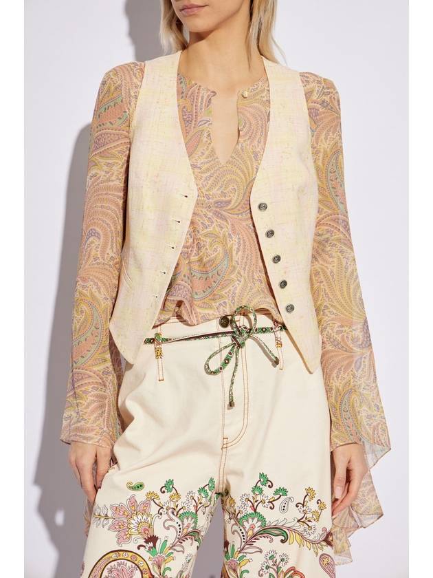 Etro Vest, Women's, Cream - ETRO - BALAAN 3