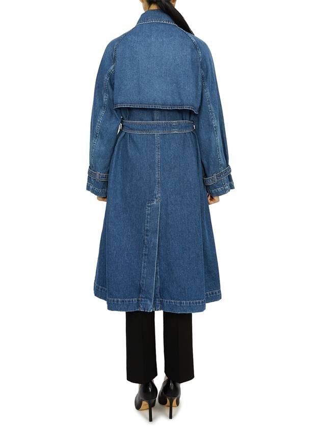 15011041650 BLASY 002 Women s Denim Long Trench Coat - MAX MARA - BALAAN 6