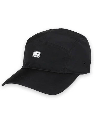 Men's Logo Patch Ball Cap Black - CP COMPANY - BALAAN 1