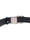 GG Marmont Silver Reversible Thin Belt Beige Blue - GUCCI - BALAAN 7