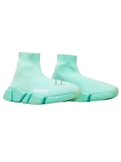 Speed 2.0 High Top Sneakers Mint - BALENCIAGA - BALAAN 2