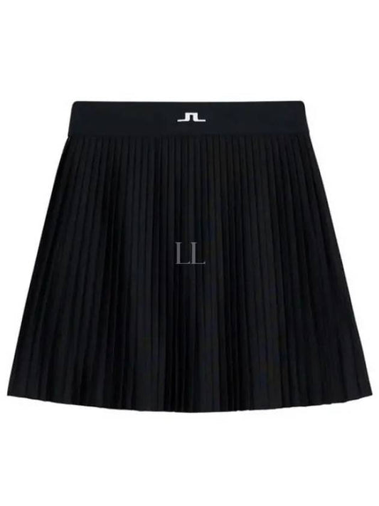 Women's Binx Pleated Skirt Black - J.LINDEBERG - BALAAN 2