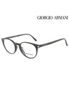 Glasses Frame AR7176F 5001 Round Men Women - GIORGIO ARMANI - BALAAN 2