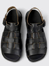 Brutus Leather Sandal Black - CAMPER - BALAAN 5