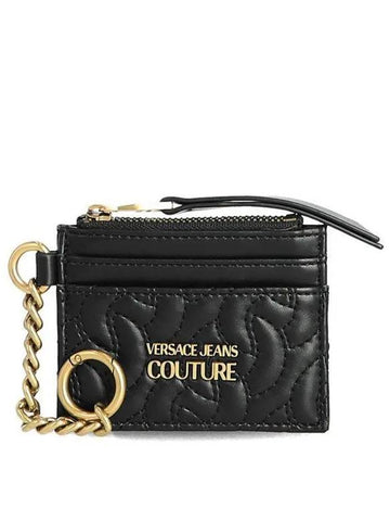 Jean Couture Logo 75VA5PA3 ZS803 899 Chain Card Wallet _ 992514 - VERSACE - BALAAN 1