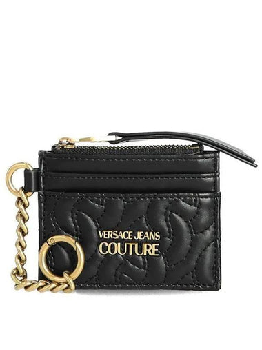 Jean Couture Logo 75VA5PA3 ZS803 899 Chain Card Wallet 991910 - VERSACE - BALAAN 1