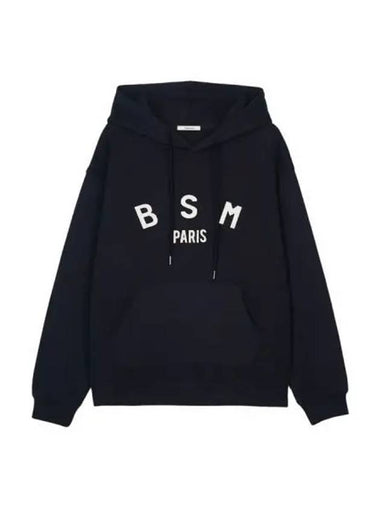 BSM patch logo hoodie navy - BENSIMON - BALAAN 1