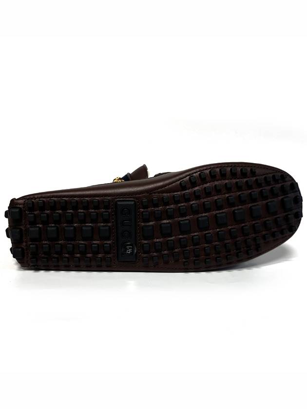 Web Horsebit Driving Shoes Black - GUCCI - BALAAN 4