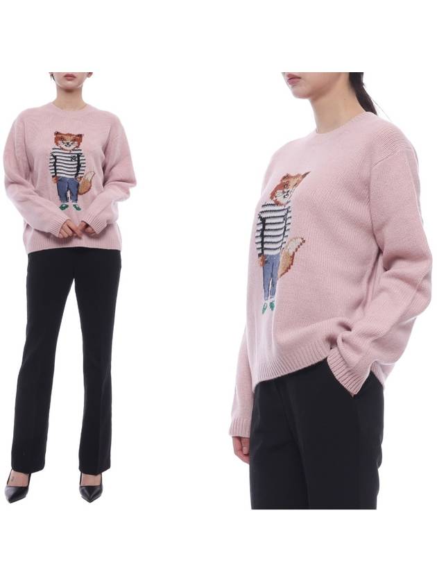 Pullover NW00809KH0002 P600 LIGHT PINK - MAISON KITSUNE - BALAAN 2