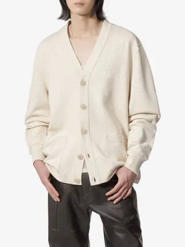 Logo Striped Cardigan Natural BMJ0MQ3YN7101 - GIVENCHY - BALAAN 1