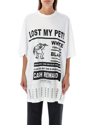 Lost pet maxi t-shirt - MAISON MARGIELA - BALAAN 1