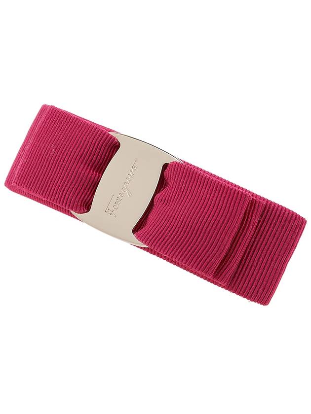 Ferragamo Women's Vara Hair Clip 34 2019 FANDANGO PINK 0759762 - SALVATORE FERRAGAMO - BALAAN 9