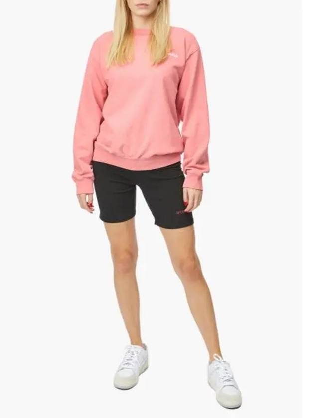 Logo Print Crew Neck Cotton Sweatshirt Pink - SPORTY & RICH - BALAAN 5