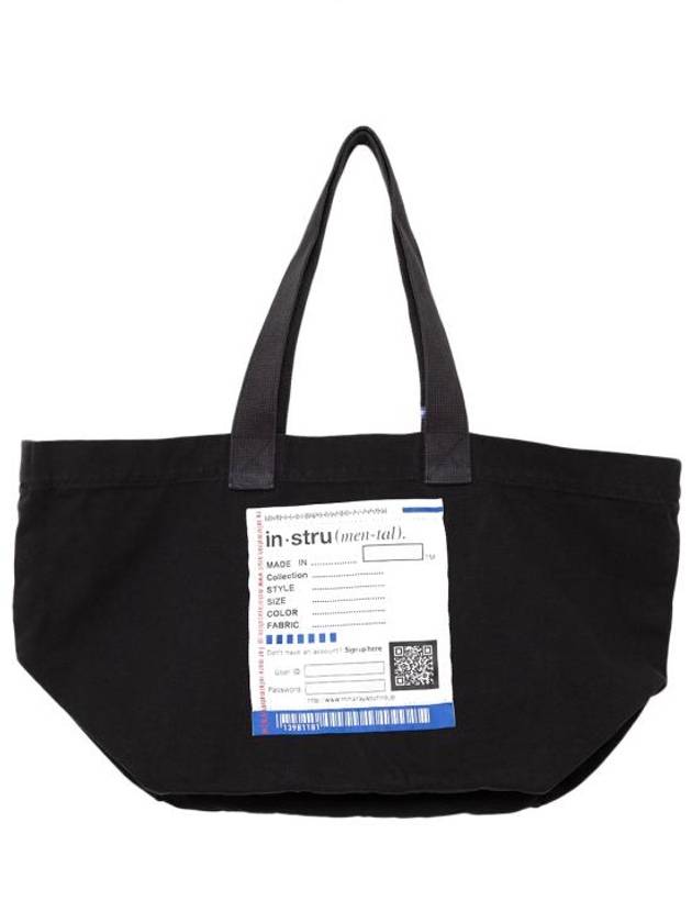 Big Name Tote Bag Black - MAISON MIHARA YASUHIRO - BALAAN 1