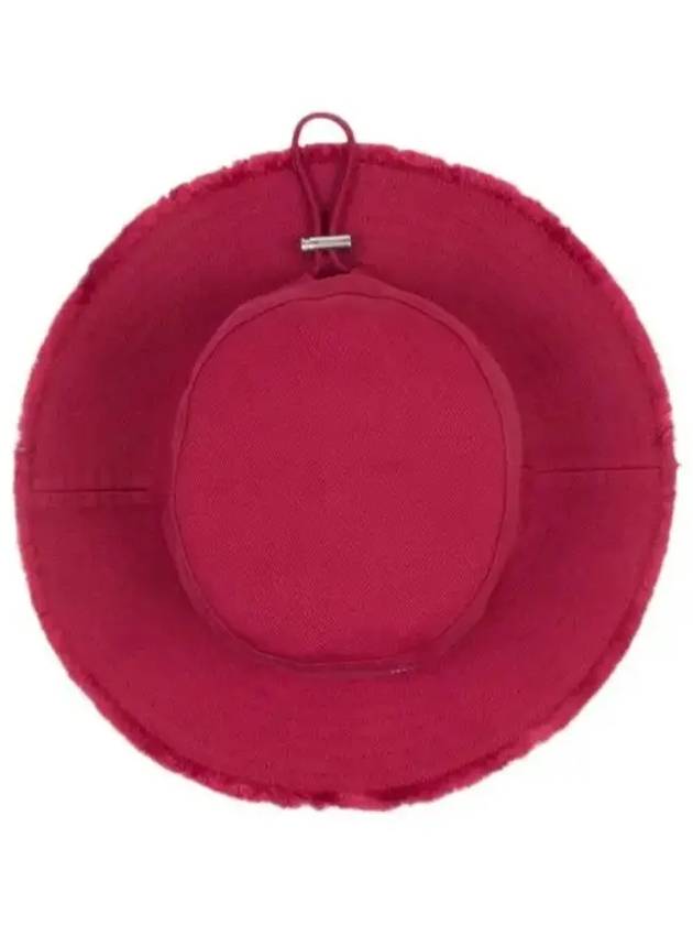 Le Bob Artichaut Cotton Bucket Hat Red - JACQUEMUS - BALAAN 3