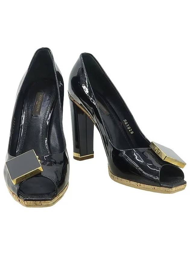 Smith Market Used Luxury Black Shoes Women s - LOUIS VUITTON - BALAAN 1