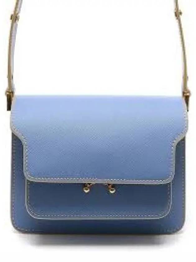 Mini Saffiano Leather Trunk Shoulder Bag Opal SBMPS01T09Z270Y 1240006 - MARNI - BALAAN 1