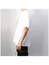 Stamp Triple Print Cotton Short Sleeve T-Shirt White - MAISON MARGIELA - BALAAN 4