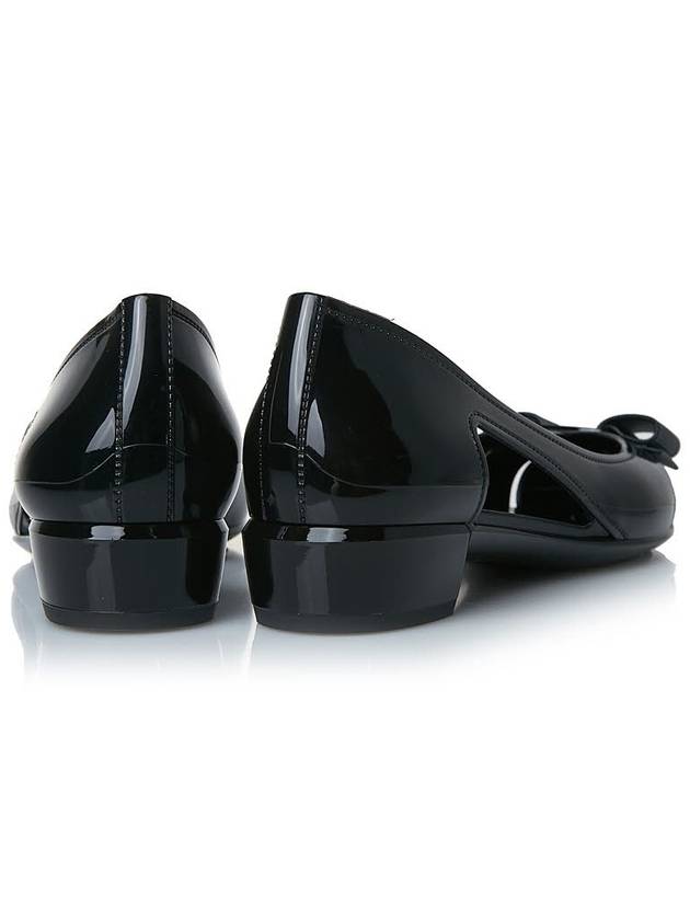 Vara Bow Jelly Ballet Flat Black - SALVATORE FERRAGAMO - BALAAN 5