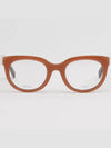 Eyewear Logo Glasses Brown - CELINE - BALAAN 4