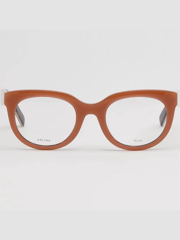 Glasses frame CL41389F KMO brown horn rim Asian fit - CELINE - BALAAN 3