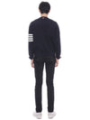 4 Bar Armband Milano Stitch Knit Top Navy - THOM BROWNE - BALAAN 6