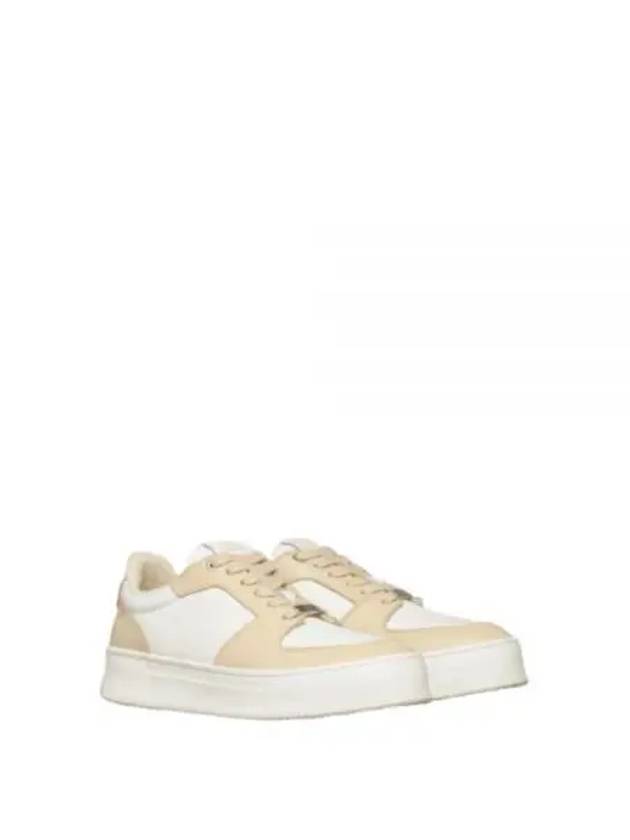 New Lace-Up Arcade Low-Top Sneakers Sand White - AMI - BALAAN 2