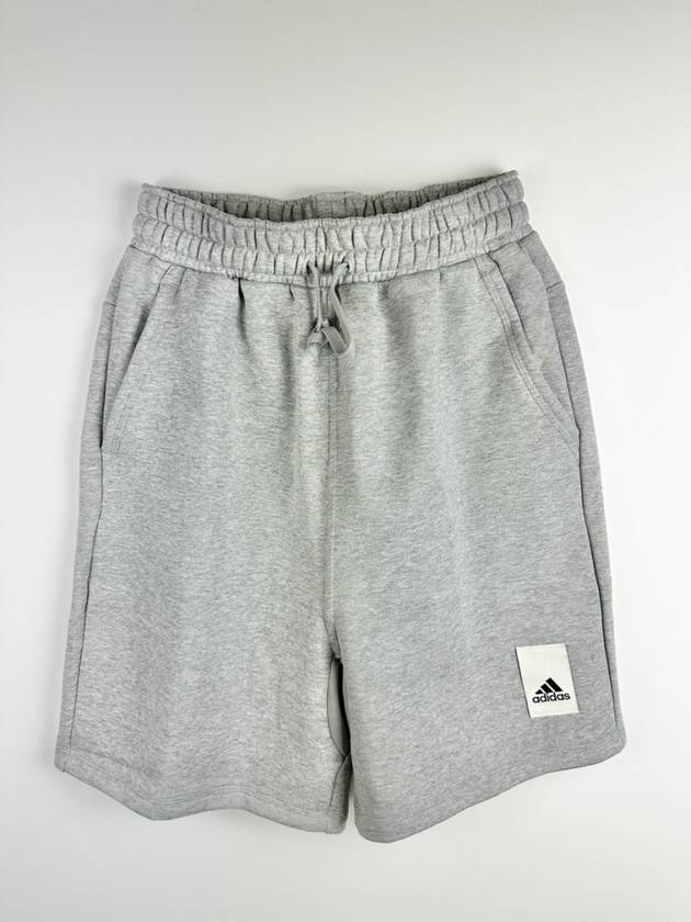 Lounge Fleece Shorts Medium Gray Heather - ADIDAS - BALAAN 2