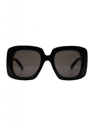 Balenciaga Shiny Black Square-Frame Sunglasses Accessories - BALENCIAGA - BALAAN 1