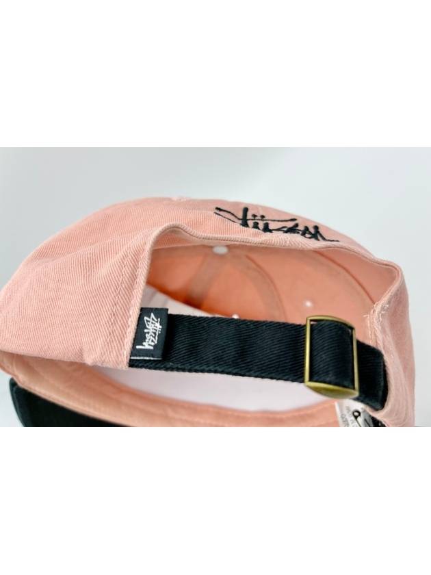 Vintage S Low Pro Ball Cap Pink - STUSSY - BALAAN 7