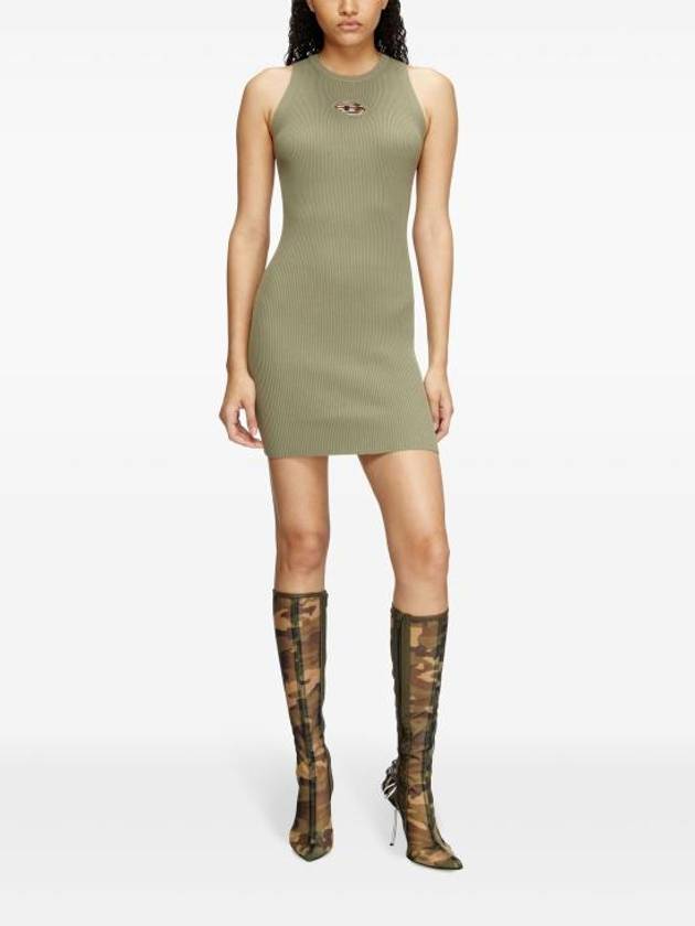 M Caddix Mini Short Dress Green - DIESEL - BALAAN 4