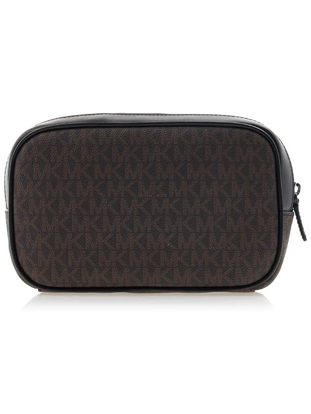 3 In 1 Logo Monogram Travel Gift Set Clutch Bag Brown - MICHAEL KORS - BALAAN 5