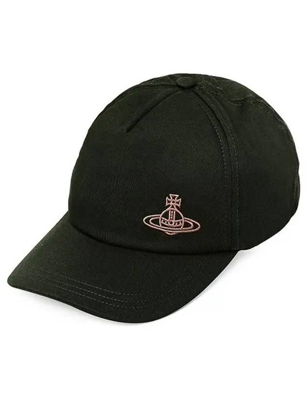 Embroidered ORB Logo Classic Ball Cap Green - VIVIENNE WESTWOOD - BALAAN 2