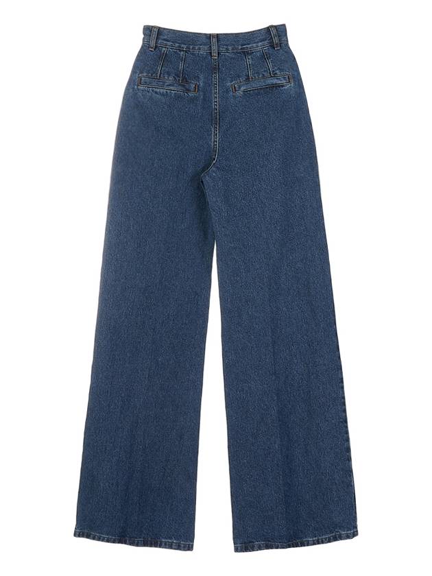 High-waist wide-leg jeans - CHLOE - BALAAN.