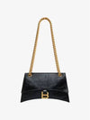 Crush Logo Gold Chain Small Shoulder Bag Black - BALENCIAGA - BALAAN 2