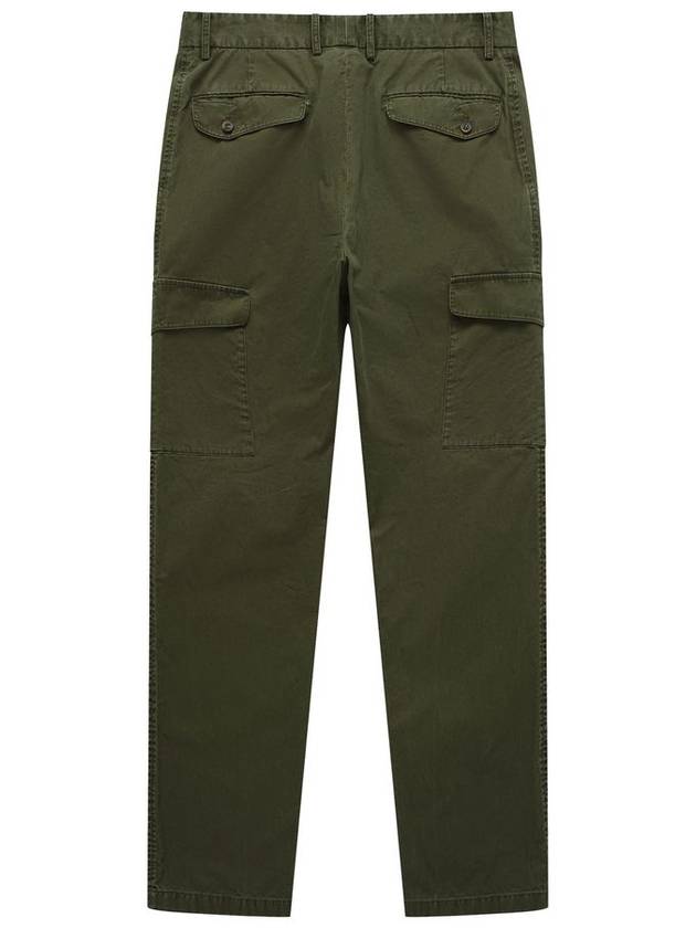 Men's Bio-Washed Cargo Chino Pants Dark Khaki - SOLEW - BALAAN 3